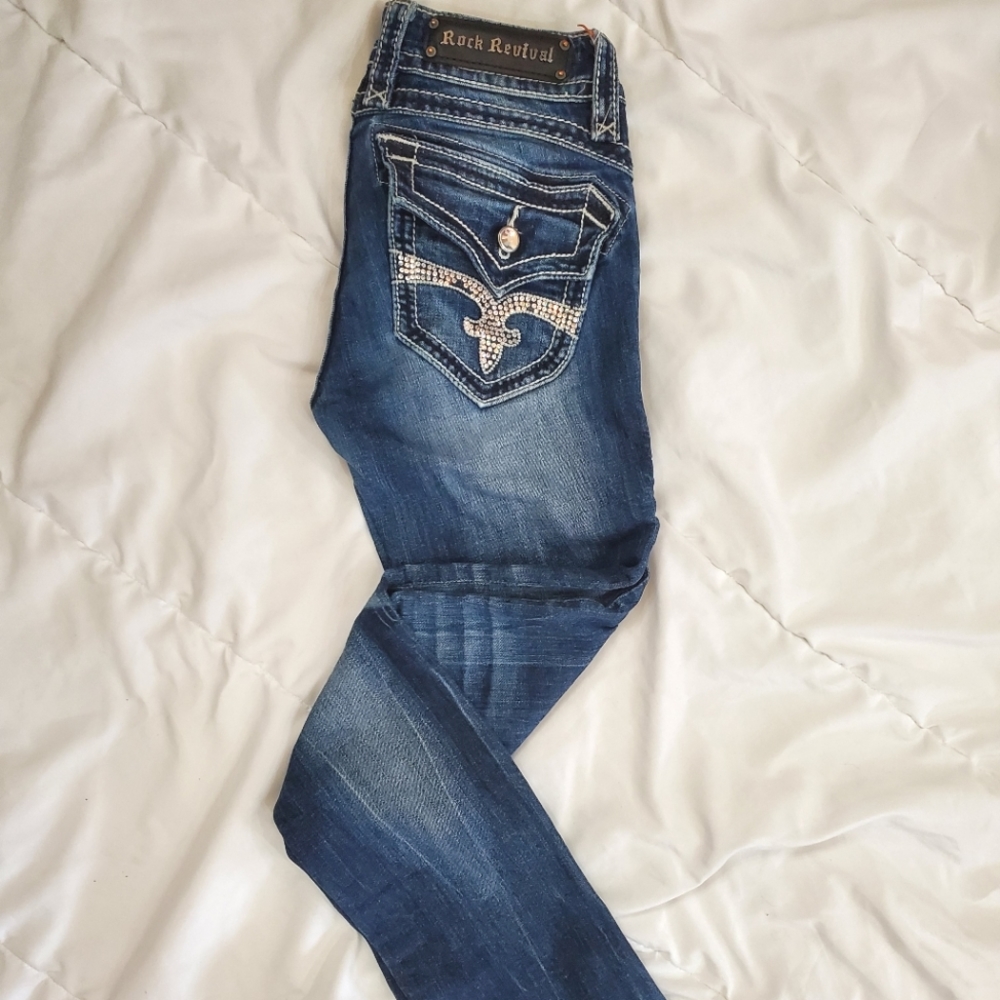 Women's Rock Revival Scarlett Jeans Size 27
